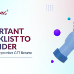 Checklist For Filing September GST Returns