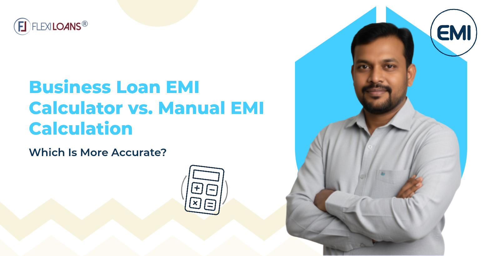 Business Loan EMI Calculator vs Manual Calculation