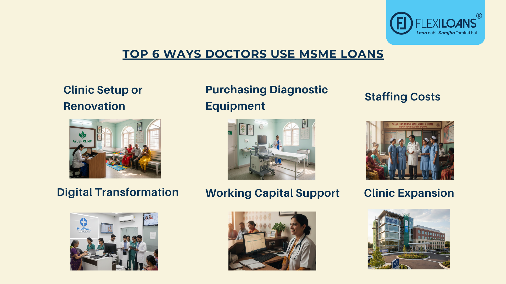 Top 6 Ways Doctors Use MSME Loans