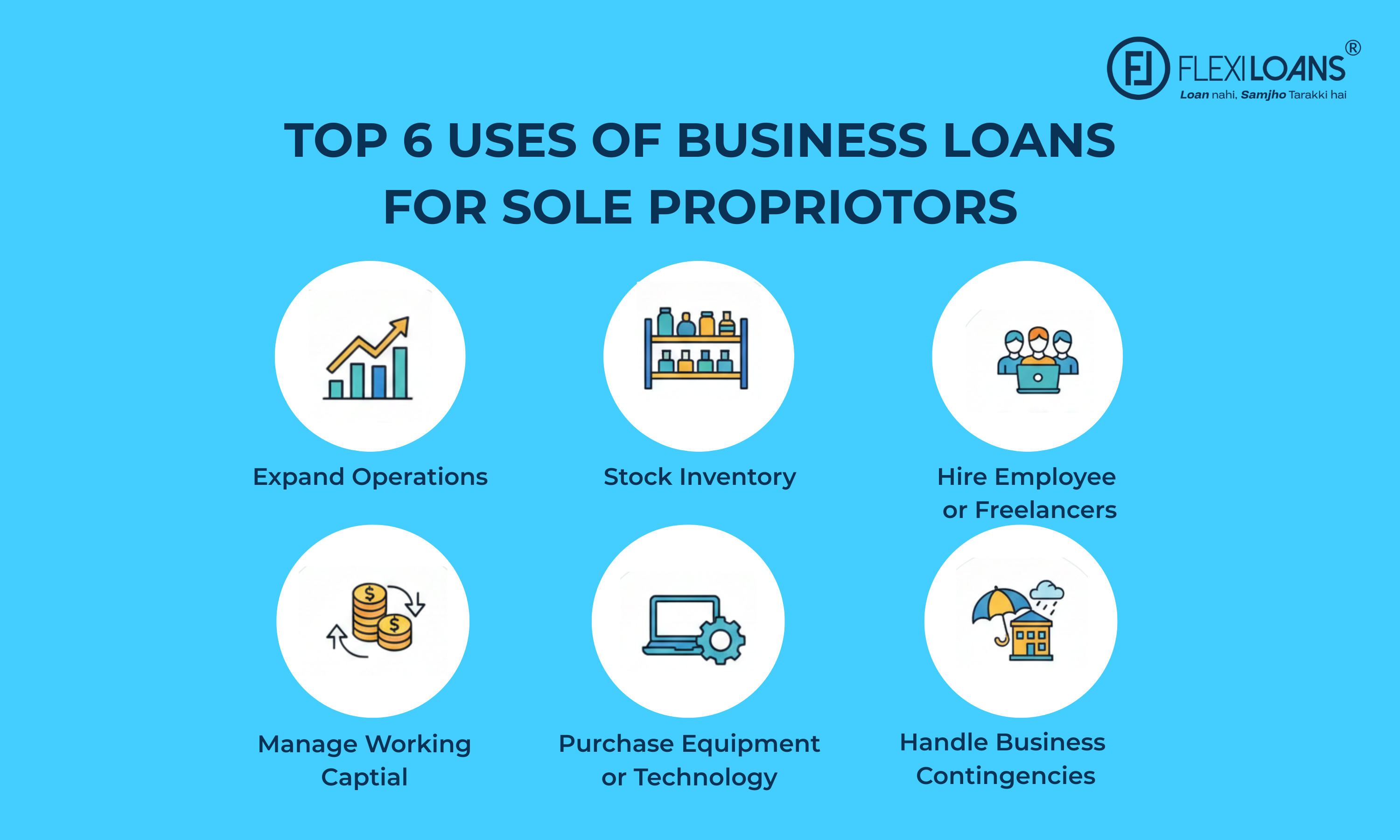 Top 6 Uses of Business Loans for Sole Proprietors