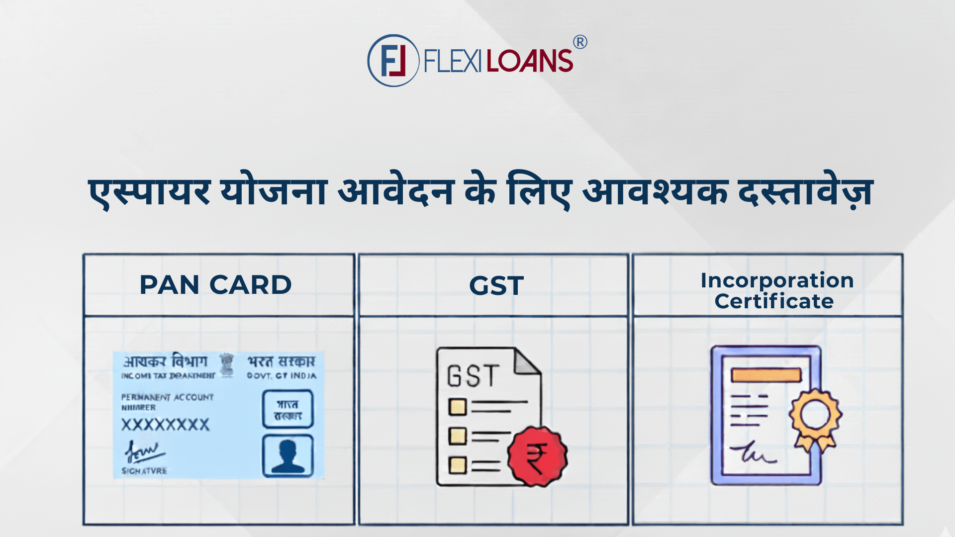 Aspire Scheme आवेदन के लिए आवश्यक दस्तावेज़