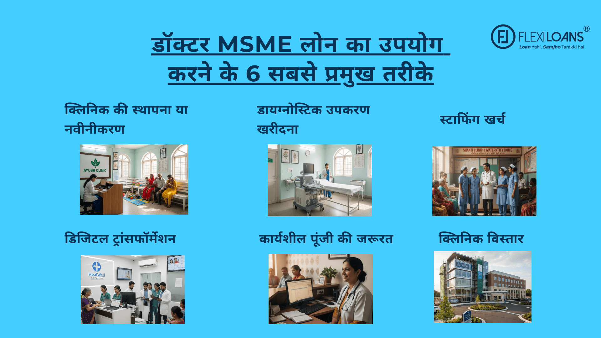 डॉक्टर के लिए MSME लोन का उपयोग 